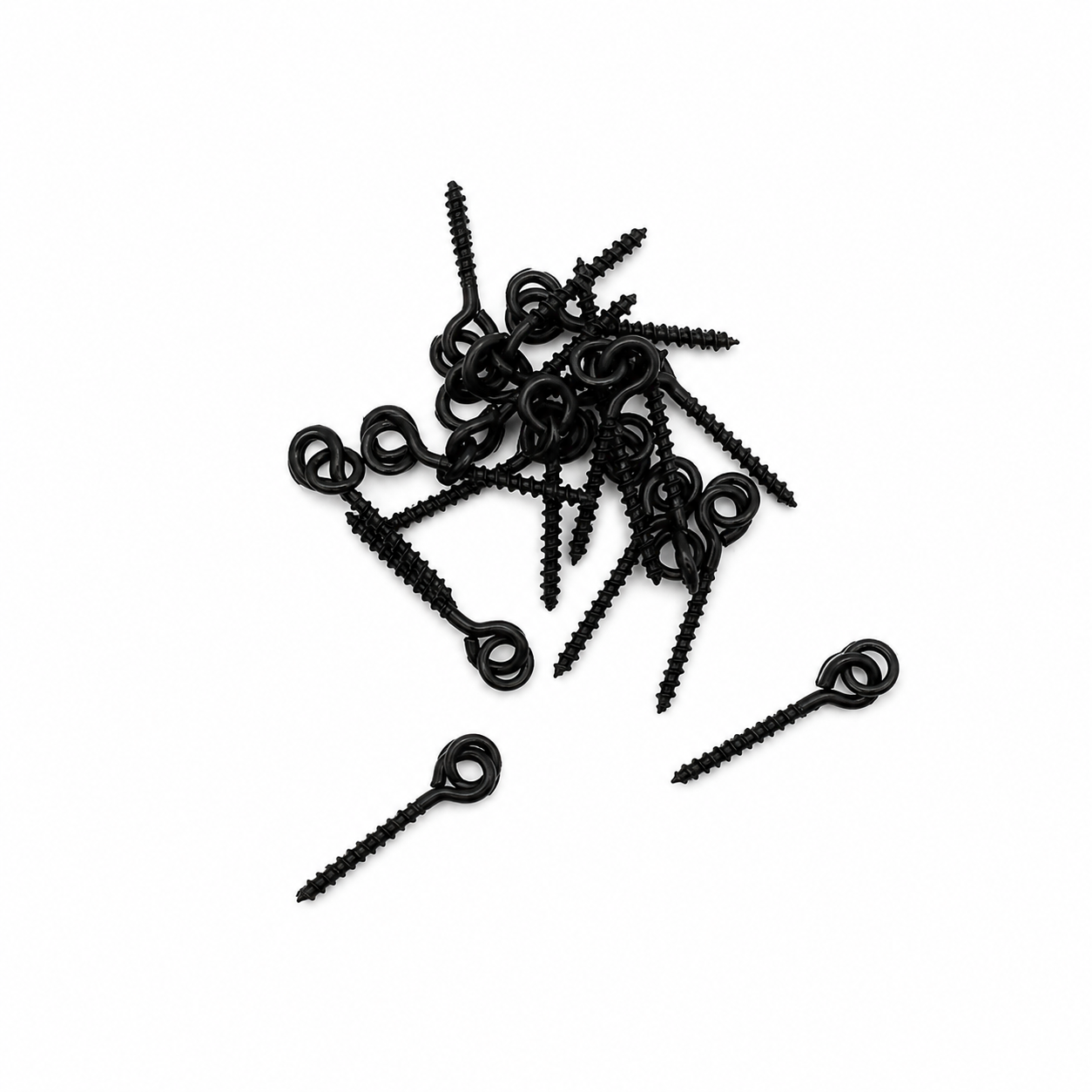 20x Medium Bait Screws for Carp Fishing Rigs – Quick Change Bait Screw Tackle for Boilies & Pop-Ups
