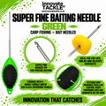Super Fine Baiting Needle – Green. Carp Fishing Bait Needles
