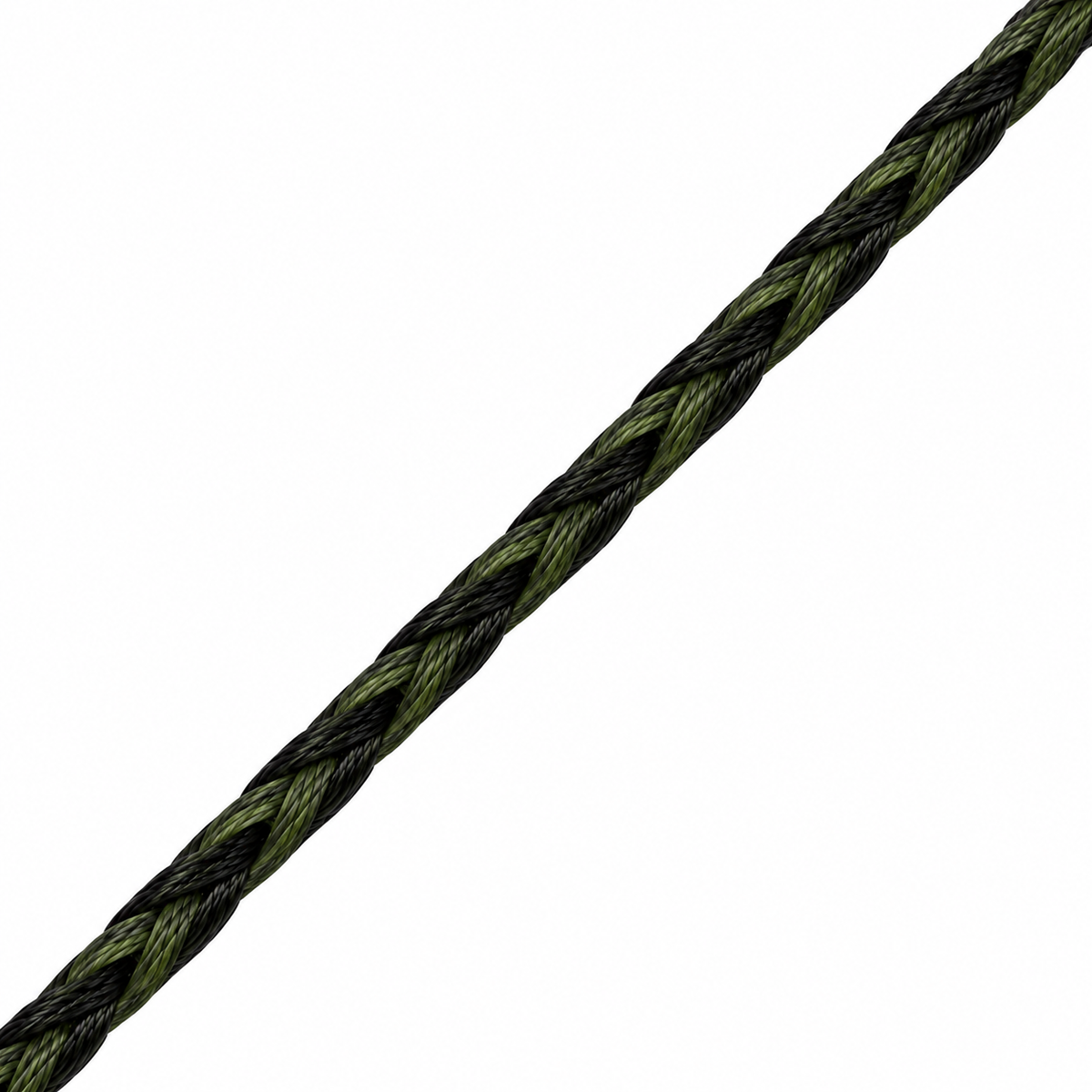 Braided Hooklink 25lb, 20m Green, Black & Brown – Super Strong Woven Design. Carp Fishing Rigs & Hooklink Braid