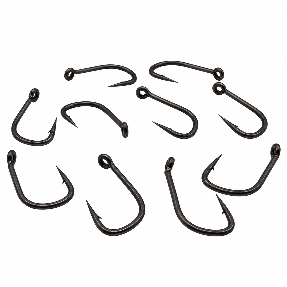 Wide GapeX PTFE Hooks x10 – Micro Barbed Carp Fishing Hooks – Ronnie Rig, German Turbo, Chod Rig