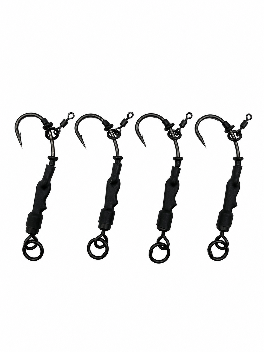 Ronnie Rigs x4 – Size 6 Micro Barbed Pre-Built Carp Fishing Rigs