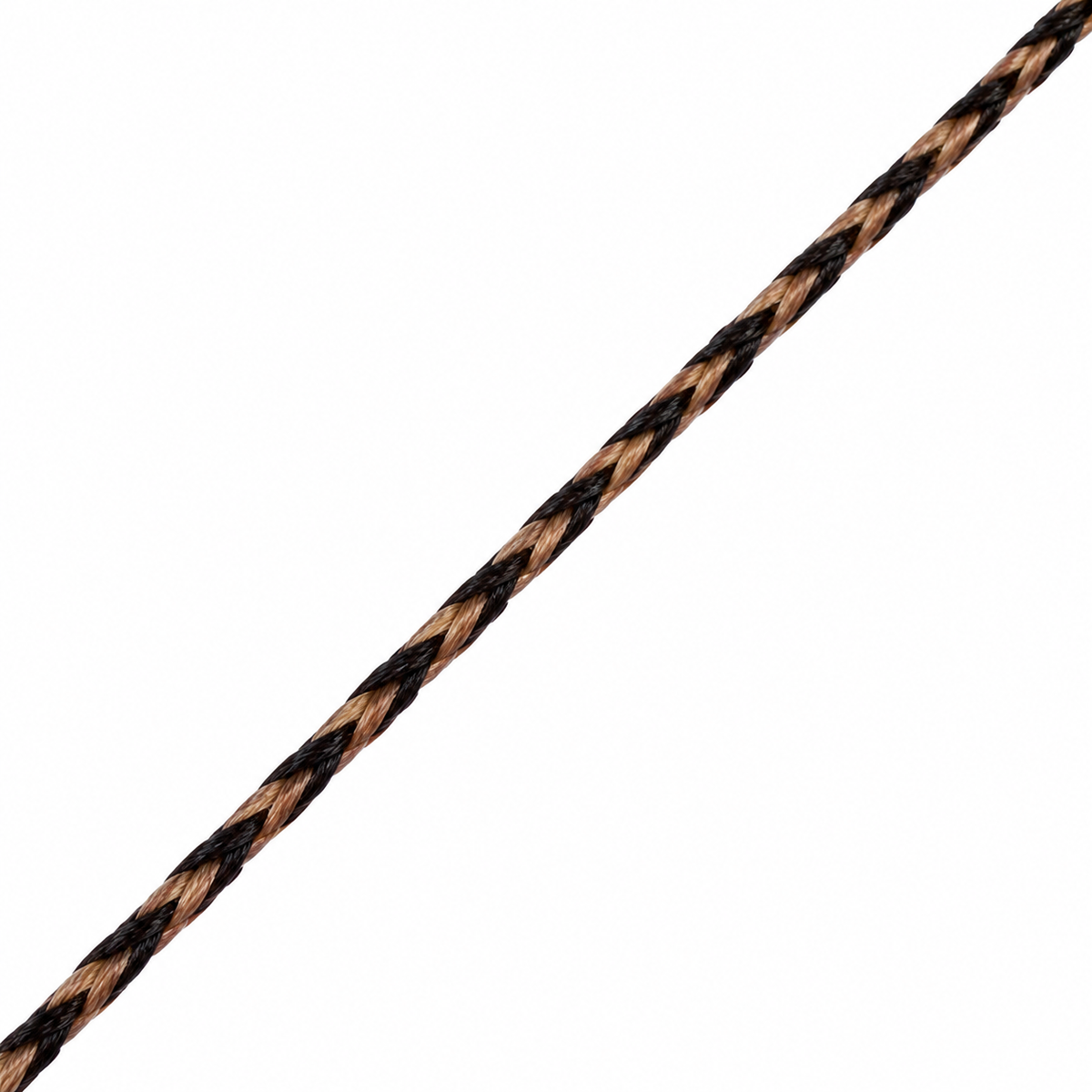 Braided Hooklink 25lb, 20m Green, Black & Brown – Super Strong Woven Design. Carp Fishing Rigs & Hooklink Braid