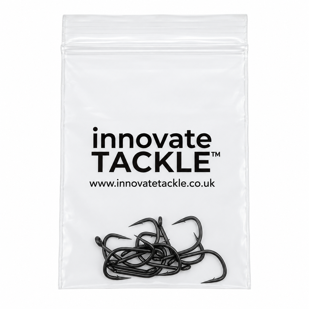 Wide GapeX PTFE Hooks x10 – Micro Barbed Carp Fishing Hooks – Ronnie Rig, German Turbo, Chod Rig
