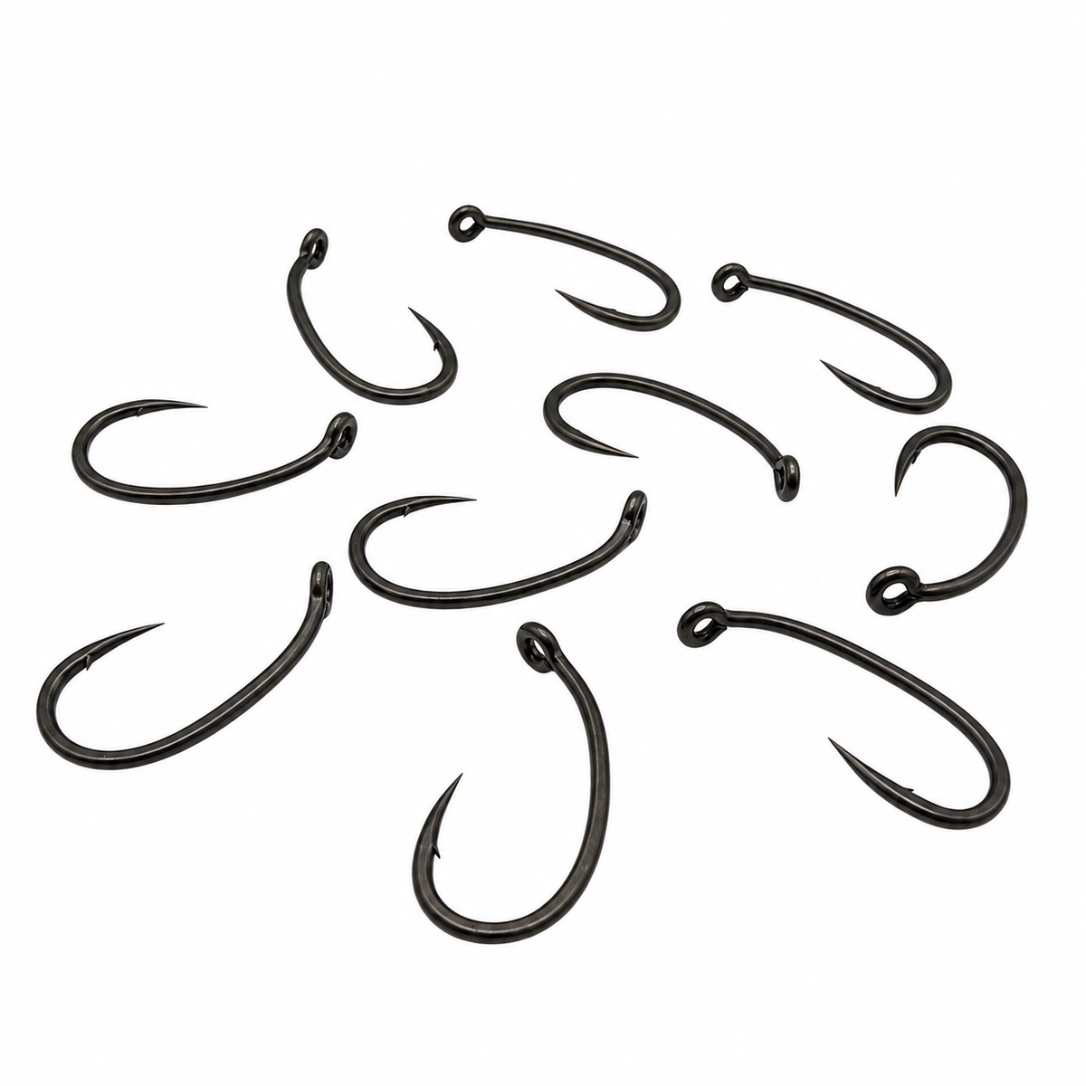 CurveX PTFE Hooks x10 – Micro Barbed Carp Fishing Hooks – Ronnie Rig, German Turbo, Chod Rig