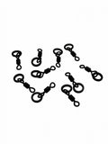 Micro Ring Swivels Black Size 20 x10 | Carp Fishing Rig Components