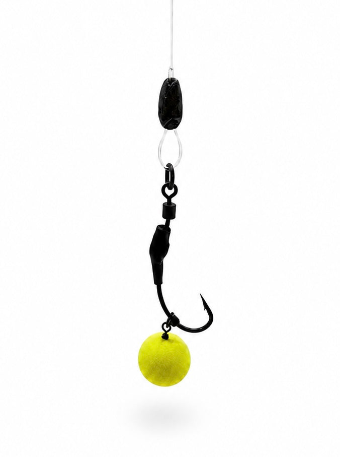 Ronnie Rig Kit x4 – Self Assembly Combi Rig - Curve Shank Size 6 Micro Barbed – Carp Fishing