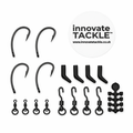 Ronnie Rig Kit x4 – Self Assembly Combi Rig - Curve Shank Size 6 Micro Barbed – Carp Fishing