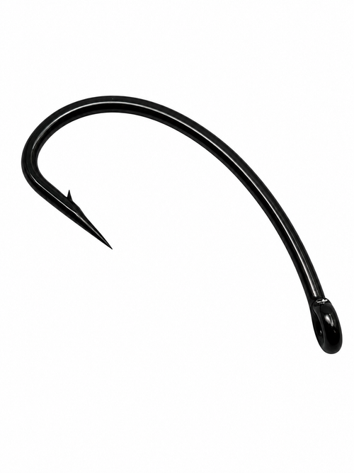 Curve Shank Hooks Size 4 x10 – Micro Barbed Carp Fishing Hooks – Ronnie Rig, German Turbo, Chod Rig