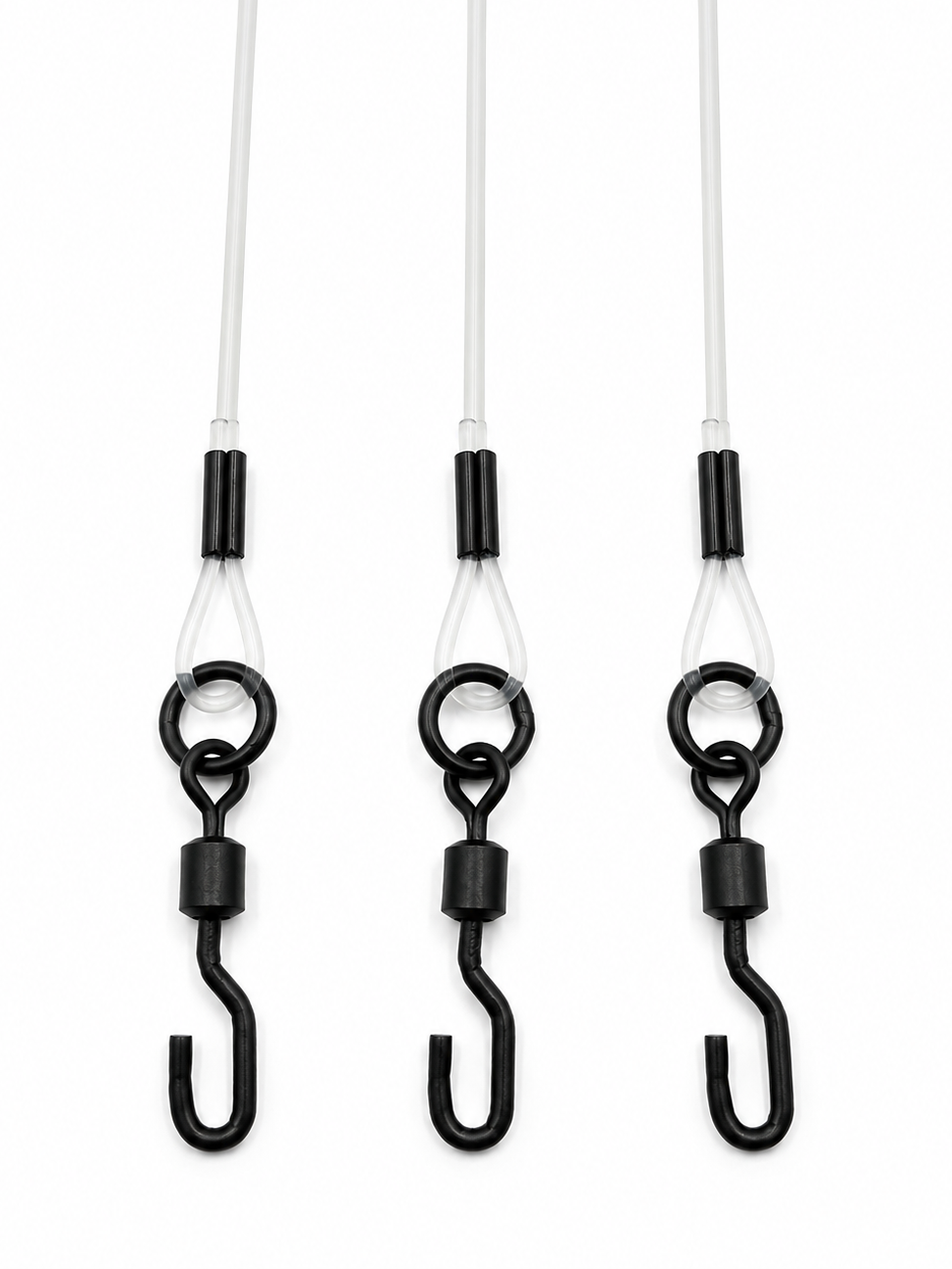 Krimped Boom Sections 30lb 15cm x3 – Carp Fishing Rig Boom Hooklink