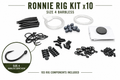 Ronnie Rig Kit x10 – Curve Size 4 Barbless Carp Fishing Rigs