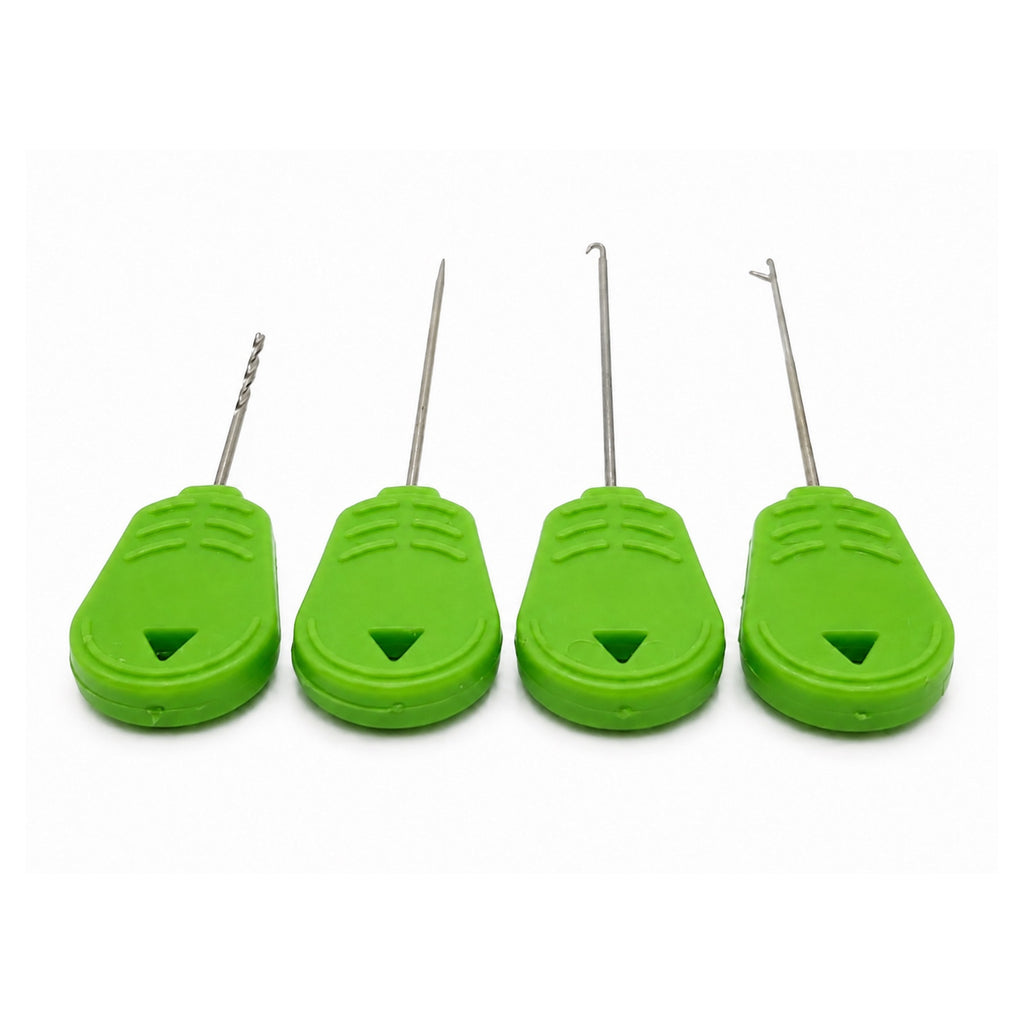 Baiting Needle Set x4 – Green. Carp Fishing Bait Needles