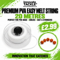 PVA Easy Melt String 20m – Carp Fishing PVA String for PVA Bags & Stringers