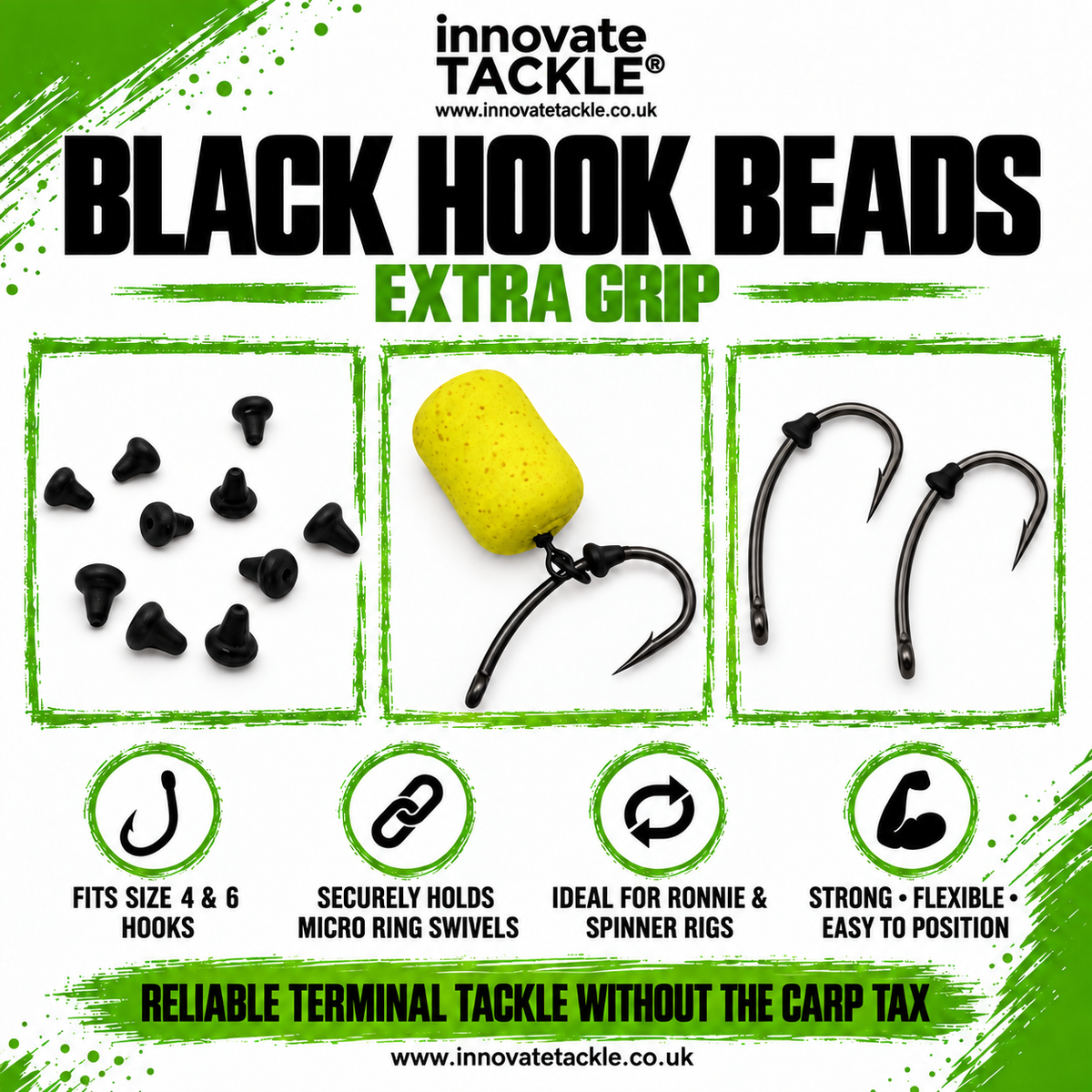 Hook Beads - Extra Grip x10