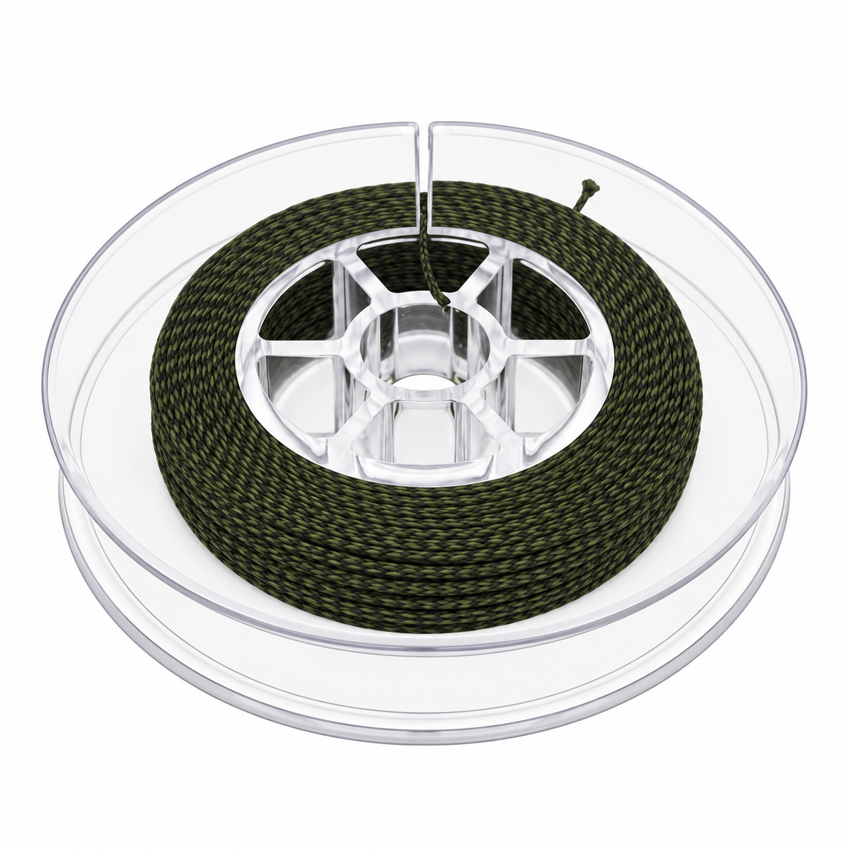 Braided Hooklink 25lb, 20m Green, Black & Brown – Super Strong Woven Design. Carp Fishing Rigs & Hooklink Braid