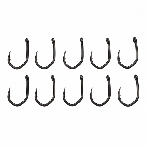 ClawX PTFE Hooks x10 – Micro Barbed Carp Fishing Hooks – Ronnie Rig, German Turbo, Chod Rig