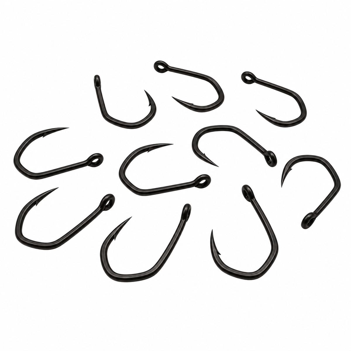 ClawX PTFE Hooks x10 – Micro Barbed Carp Fishing Hooks – Ronnie Rig, German Turbo, Chod Rig