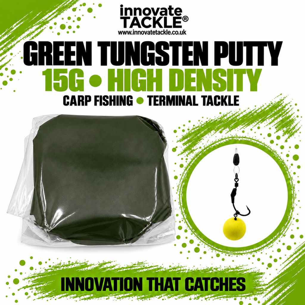 Carp Fishing Green Tungsten Putty 15g | Terminal Tackle