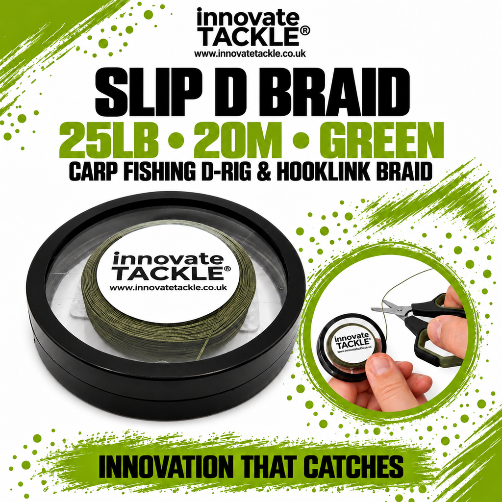 Slip D Braid 25lb 20m Green – Carp Fishing D-Rig & Hooklink Braid