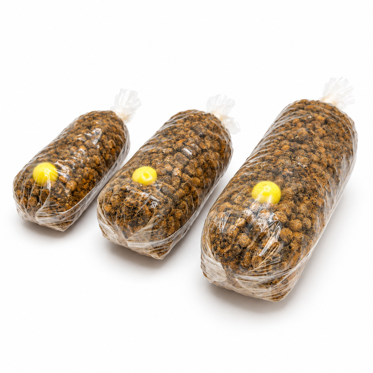 Premium PVA Solid Bags: Small, Medium & Large x25 – Carp Fishing PVA Bags + Scoop (2m PVA String included)