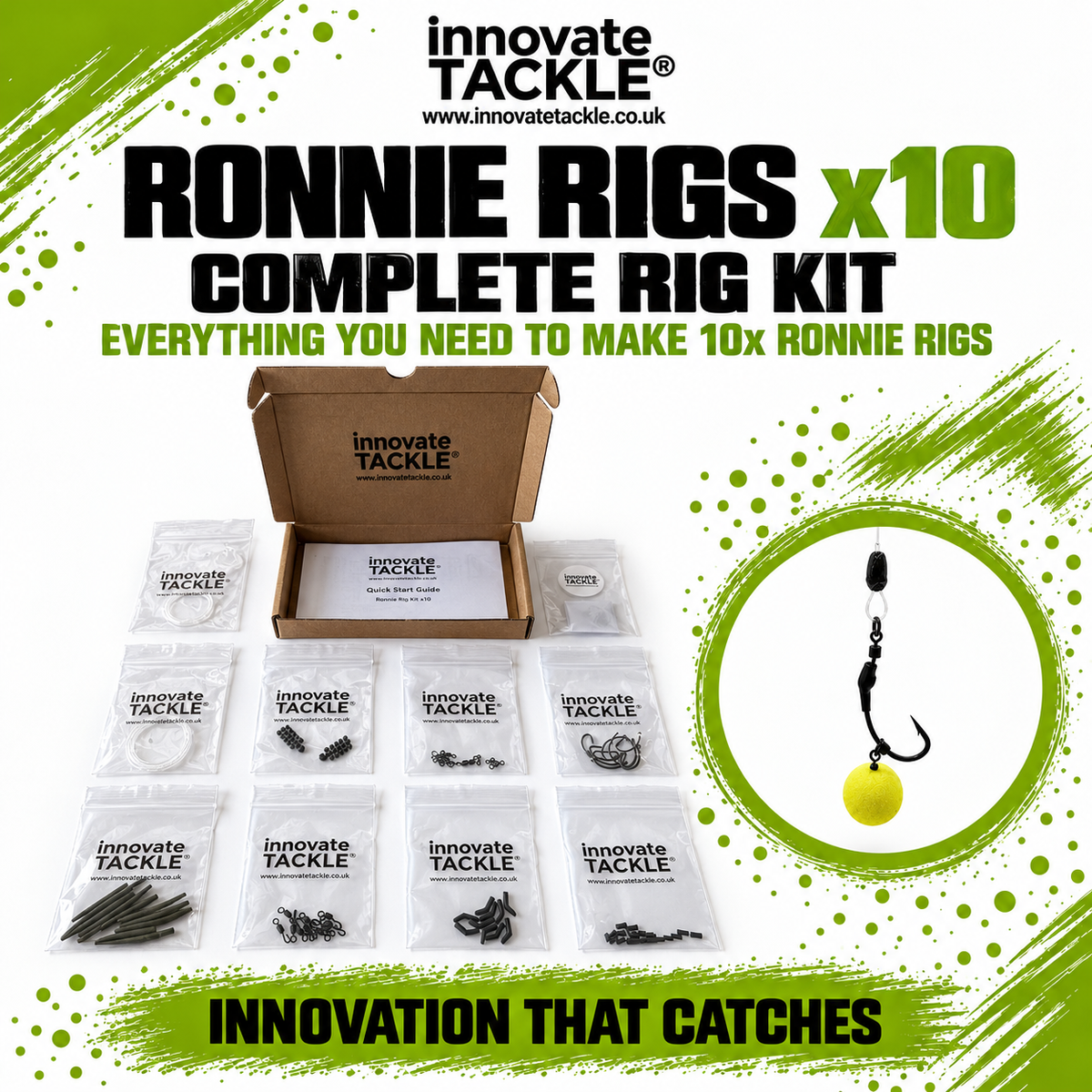 RIG KITS: Ronnie Rig Kit x10 – Carp Fishing Rigs