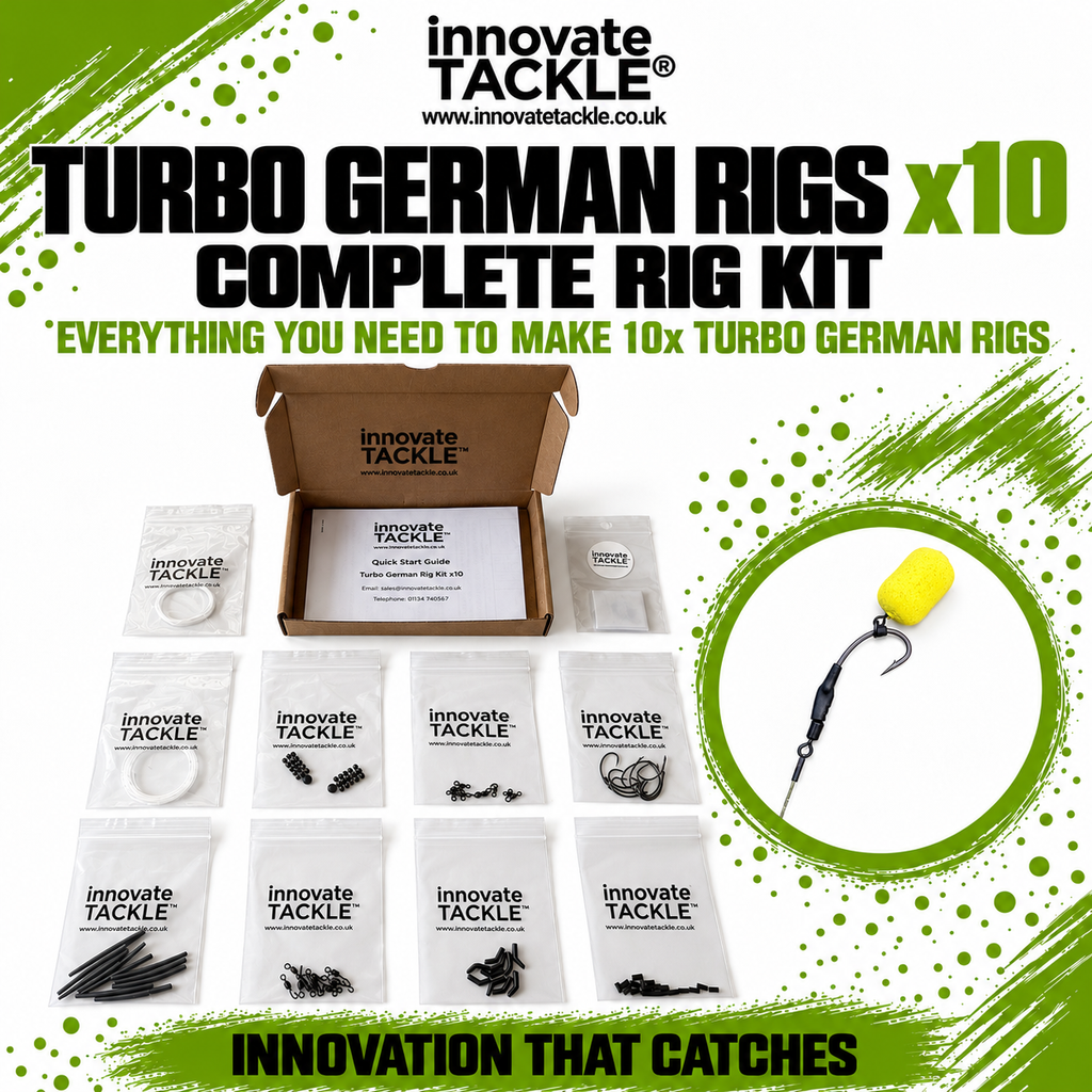 RIG KITS: Turbo German x10 – Curve Hook Carp Fishing Rigs